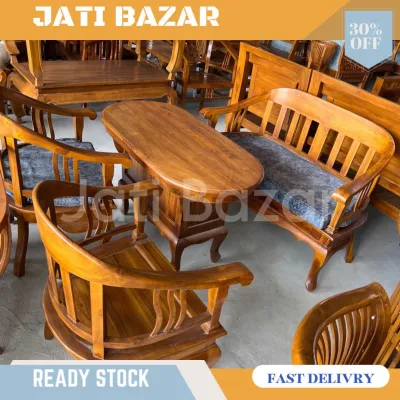 [Teak Wood]Kerusi jati Betawi Lenong / Kerusi Jati jepara/ Sofa set Jati Kerusi jati Betawi Lenong / Kerusi Jati / Sofa set Jati