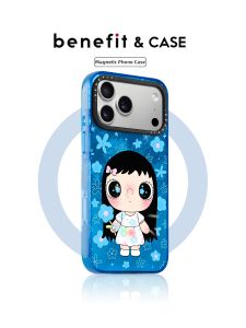 Cute Girl Compatible Magnetic Phone Case Anti-Drop Colorful Frame