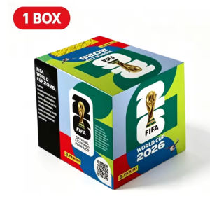 Panini | Panini 2026 World Cup Sticker Box Soccer Football Collectibles Player Sticker 50Packs Complete Album Gift For Teen Football Fans