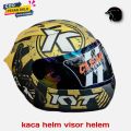 Kaca Flat Visor Kyt R10 R7 K2 Rider. 
