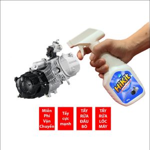 Dung dịch tẩy xe máy tẩy rửa đầu bò lốc máy ố vàng gỉ sét tẩy kính HiKit