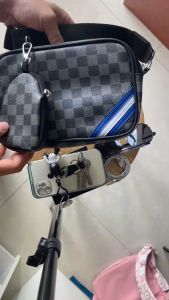 Túi đeo chéo Da PU cao cấp chống nước kèm túi mini màu đẹp sộc góc viền Friend-ST SK30 [HÌNH THẬT]