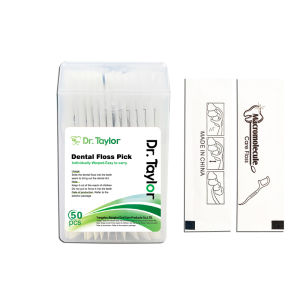 กล่องไหมขัดฟันแบบพกพา50ห่อแยกเป็นชิ้นกล่องเก็บไหมขัดฟันแบบพกพากล่องเก็บไหมขัดฟันแบบใช้แล้วทิ้ง