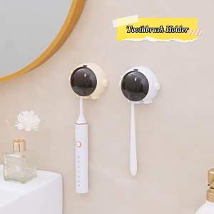 ThaiJoy ที่เก็บแปรงสีฟันติดผนังแปรงสีฟัน ที่แขวนแปรงสีฟัน มีฝาปิดติดผนัง ที่ใส่แปรงสีฟันในห้องน้ำ แบบ 2ช่อง ลายนักบินอวกาศ ก็บแปรงสีฟัน ชั้นวาง ชั้นเก็บของ ที่ใส่แปรงสีฟันชั้นวางของในห้องน้ำติดผนัง กล่องเก็บอุปกรณ์อาบน้ำ