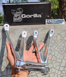 postep gantung belakang model honda cbr 1000 cb 1000 new import gorilla impor gorila bastep gantung pijakan kaki footstep fotstep custom honda cb gl 100 gl max pro neotech megapro mp tiger japstyle bisa klik click foot step k45 n k 45 n zx 1000 zx 10 15