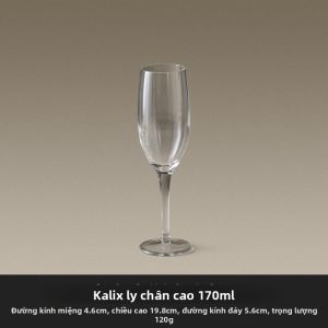YOGEHOME | Ly Rượu Thủy Tinh Pha Lê Cổ Điển