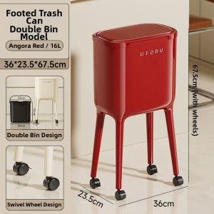CHUMX | User-Friendly Covered Waste Bin Luxury Aesthetic