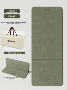 OGOGO | Folding Anti-slip Shock Absorption Soundproof Thick Suede Yoga Mat