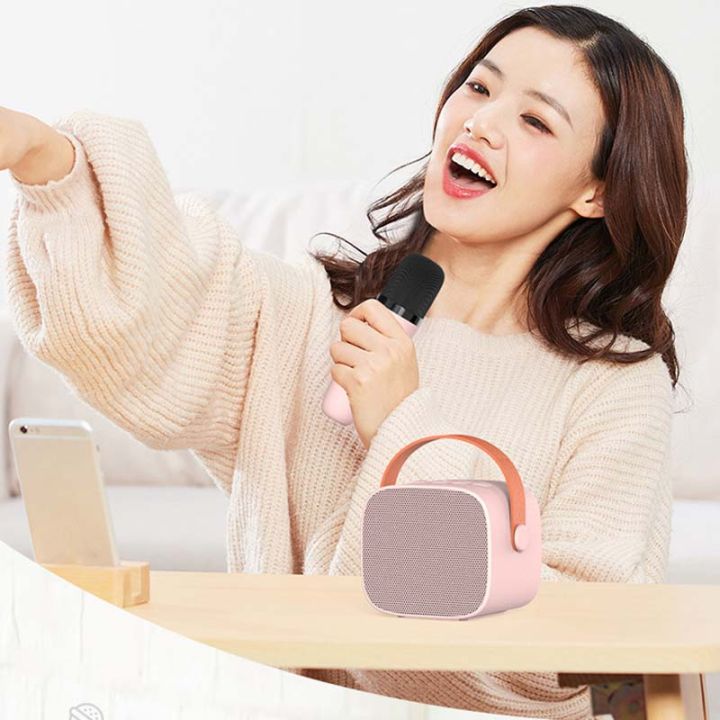 Karaoke speaker with mic Bluetooth speaker with microphone 3D Stereo ...
