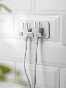 Giá Đỡ Đầu Cắm Không Cần Đục Lỗ Kiểu Nhật Bản Móc Dính Đựng Đồ Lối Vào Nhà Bếp Đa Chức Năng Giá Đỡ Điện Thoại Đường Dây Điện