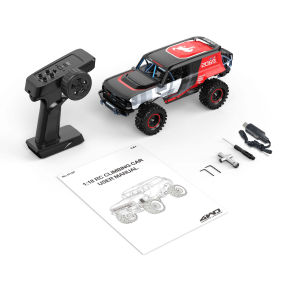 FMS | In Stock MJX H18P RC Remote Control Car Bronco 1：18 Scale Brushless 4WD Off Road Climbing Crawler ABS Hard Shell For Adult Hobby