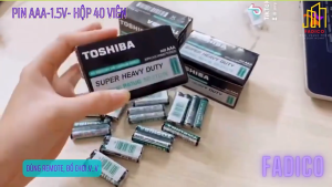 Pin AAA TOSHIBA 1.5V-HỘP 20 VIÊN-Pin 3A Pin tiểu dùng Cho Remote Máy Lạnh(tv) Đồ Chơi..