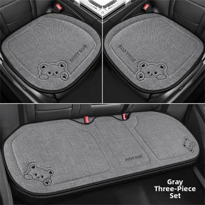 Cute Linen Universal Car Seat Cover for Seasons