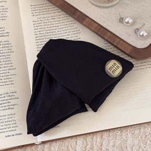 Retro Satin Letter Design Hair Claw Clamp