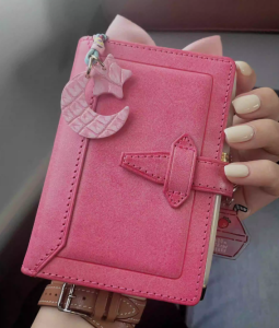 Portable Pocket Brown Leather M5 Loose Leaf Diary Notebook Retro Style Handy Size for Business Travel Drawing And Gift Use