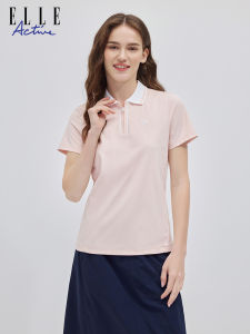ELLE Active | Leisure Outdoor Fitting Slim Fit Collar T Shirt