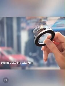 พร้อมส่ง ขาตั้งแม่เหล็กที่วางโทรศัพท์ในรถยนต์ แบบพับได้ โลหะผสมสังกะสี สำหรับ HOLDER 1080 หมุนได้ Magsafe Car Holder