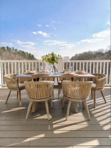 ST MIRREN | Adjustable Outdoor Patio Furniture Plastic Wood