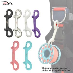 1 Chiếc Thép Không Gỉ 316 Lặn Biển Đôi Kết Thúc Móc Phụ Kiện Vẽ Nhanh Chụp Bu Lông Bộ BCD Thiết Bị Lựa Chọn