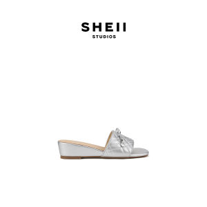 SHÉII | Dép Sandal Đế Vuông Mũi Têm Nơ Hình Trăng Non 45cm