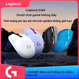 Chuột Chơi Game Không Dây Logitech G304/G305 - Đầu Thu USB LIGHTSPEED 12K Dpi 6 Nút - Đen/Trắng/Tím/Đỏ Nhạt Cho Máy Tính PC