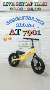 Sepeda Anak Balance Bike & Push Bike Tanpa Pedal AVIATOR AT 7901