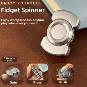 JIFANPAUL | Fidget Spinner Stress Relief Toy Alloy Advanced Edition