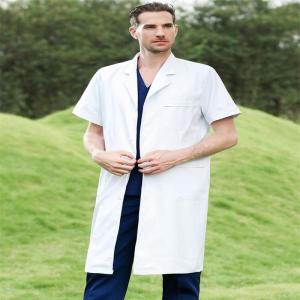 Holy Heart of Orchid Womens Doctors White Coat แขนยาวหนาสําหรับฤดูหนาววัสดุผ้าฝ้ายเหมาะสําหรับร้านเสริมสวย