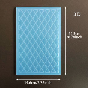 Butterfly/Forest/Flower/Street Scene 3D Embossing Folder Kit Textured Embossing Plates for Scrapbooking Paper Craft DIY Album