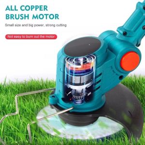 Mowing Tools for Gardens Makita Electric Cordless Lawn Mower Rechargeable Portable Lawn Mower Outdoor Garden Mowing Wonder Electric Lawn Mowe