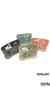 Ống Đũa 3 Ngăn Bông Cúc Hiwa ODN008 Ống Đũa Nhựa Đựng Muỗng Đũa Nhà Bếp