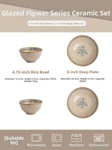 SIYUE | Vintage Glazed Deep Plate