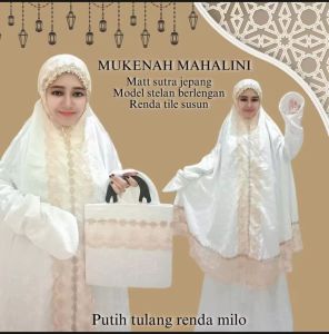 MUKENA STELAN BERLENGAN TERBARU BAHAN SUTRA JEPANG