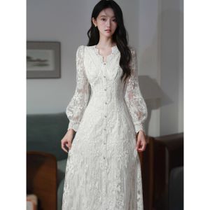 CHANGTONG | Elegant V-Neck Fitted Dress