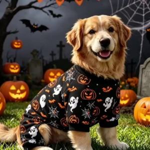 Dog Halloween Pajamas Dog Costumes Pjs Stretchy Funny Pet Costumes Clothes Outfit Pajamas for Medium Dogs