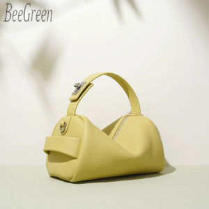 BeeGreen Womens Genuine Leather Shoulder Bag Elegant Pillow Sling Bag for Daily Commute & Work