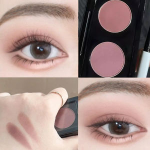 PhantomBear Double Color Matte Eye Shadow Palette Long-lasting Easy-to-Color Black Gold Smoky Eye Makeup Bear Design