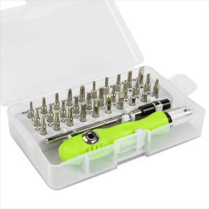 32 in 1 Precision Screwdriver Set Magnetic Phillips Torx Screw Driver Bits for PC iPhone Camera Home Professional Repair Tools