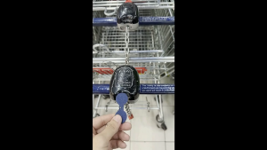 Supermarket Trolley Token Coin Keychain for NTUC / Sheng Siong / Giant Shopping Cart ($1 & 50 Cents)