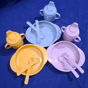 Bunny Feeding Set BUN-0001 Tempat Makan Bayi - Set Perlengkapan Makan Bayi BPA FREE