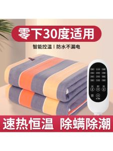 Double-Controlled Constant-Temperature Electric Blanket Home Use 2025 New Model for Students Dormitory Elderly People