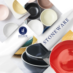 Dinner Essentials Stoneware Porcelain Matte Finish Sand Color Plate/Bowl/Mug (SW1002G)