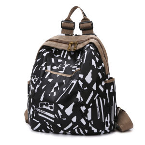 MIRUIDUO | Fashionable Printed Oxford Cloth Large Capacity Backpack