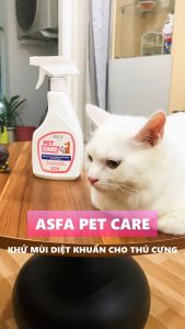 Nước Xịt Khử Mùi Diệt Khuẩn Cho Chó Mèo ASFA Pet Care 500ml