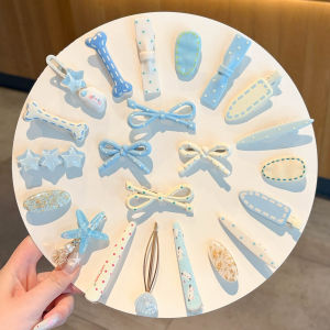 NING ZHOU | Fringe Organizing Hair Clip Blue
