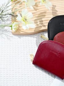 Kangaroo | Womens Card Wallet with Multiple Card Slots Head Layer Cattle Leather