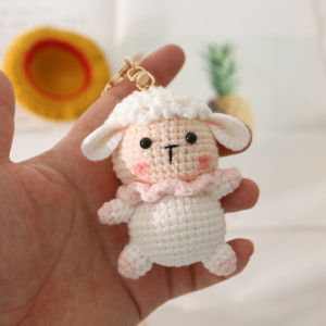Cute Creative Handmade Knitted Keychain Charm