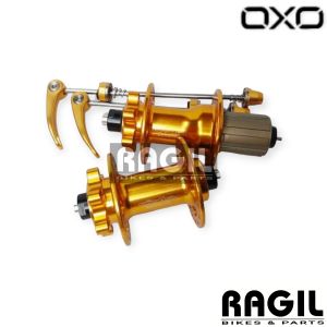 HUB FREEHUB OXO HB-818 2F4R BEARING PRO LUBANG 32 HOLE 32H CASSETTE SLUP JANGKRIK ALLOY MTB LIPAT SELI BALAP ROAD BIKE HITAM MERAH KUNING SILVER BIRU