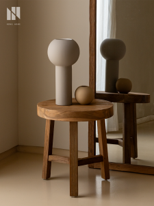 NONG HOME | Vintage Zen Style Wooden Side Table