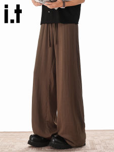 izzue | Beige Linen Casual Pants Fast Drying Cool